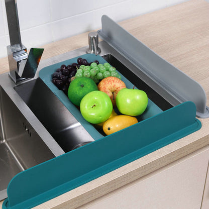Silikon Musluk Arkası Su Sıçratma Önleyici ve Lavabo Düzenleyici Mat